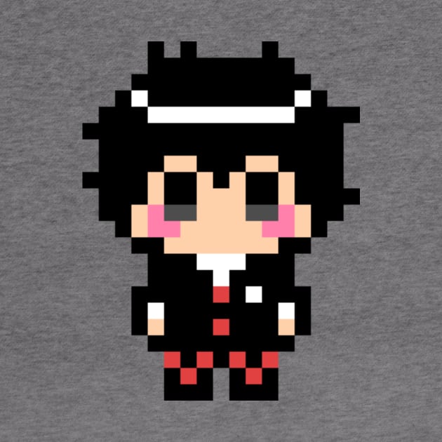 Persona 5 Joker 8-Bit Pixel Art Character by StebopDesigns